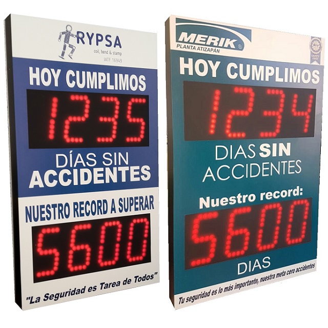 Contador de Días Sin Accidentes y Record Histórico